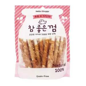 참좋은껌 EEJW9882 우유치킨 헬로도기 스틱껌 24P