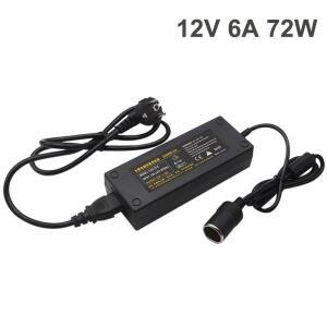 자동차 전원 어댑터 담배 라이터 변환기 AC에서 DC 110V/ 220V에서 12V 6A 공급