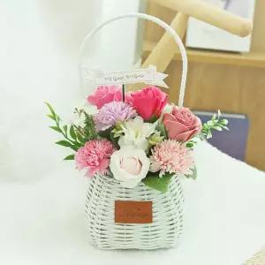 카네이션 꽃단지 바구니 2WFHJMTNR9
