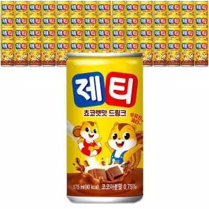 제티 초코 드링크캔 초코음료 캔음료 175ml 60캔 GST MNS