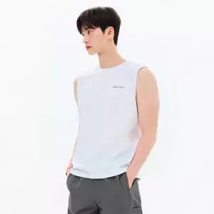 [하프클럽/체이스플러스]남성 쿨 그래픽 나시 티셔츠 FCRK5911E