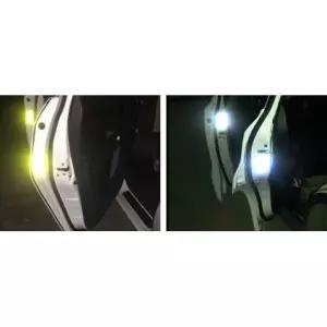 야간문열림 도어부착반사 안전스티커4P/2개 리플렉터 싸이클