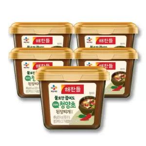 해찬들 청양초 된장찌개 양념 450g 5개