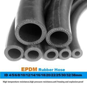 1M EPDM 고무 호스 ID 4/5/6/8/10/12/14/16/18/20/22/25/30/32/38mm 자동차 해양 기계  공기 워터탱크 냉각