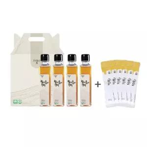 참기름의 정석 국산 참기름 세트 150ml X 4병+스틱들기름6매