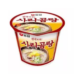 [오피스디포]사리곰탕면 큰컵 111gx16개 박스 농심