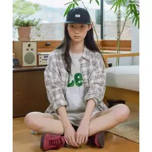 LEE 우먼 홀리데이 체크 셔츠 라이트 그린