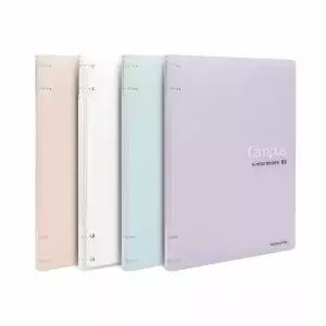 인디 고쿠요 루즈리프 4공 바인더노트 파스텔 컬러 B5