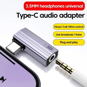 USB-C to 3.5mm 오디오 어댑터 - iphone 호환 15/16 Pro MAX  삼성호환  화웨이  아이패드 호환  태블릿용