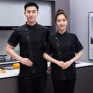 조리사복 셰프 반팔 조리복 상의 위생복 주방복 한식 유니폼