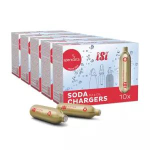 iSi 이지 소다메이커 탄산캡슐 카트리지 가스, Co2 8.4g (5박스)