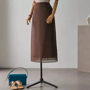 (안나앤모드) slit 오간자 쉬폰 스커트[스커트EGW50]