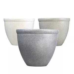 피클레온 텍스처스타일 마블러스 원통 화분 39x34cm플라워 꽃집 분배 인테리어 정원 원예 베란다 디자인 심