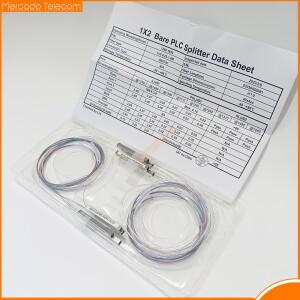 커넥터 케이블이없는 1x2 1x16 컬러 광섬유 PLC 분배기, 0.9mm 미니 블록리스 2,4 포트 10 개