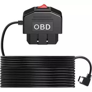 대시캠 OBD 하드와이어 키트 1224V5V/3A 저전압 보호 기능을 갖춘 전원 어댑터용 24시간 감시/수신 모드용