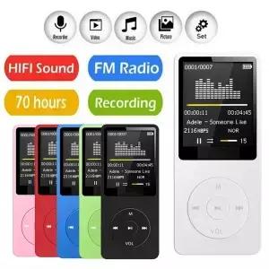 휴대용 MP3 플레이어 충전식 기록 소음 전도 미디어 무손실 포켓 스포츠 음악 마이크 기계