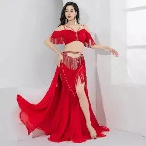 댄스복 밸리댄스복 무대의상 밸리댄스연습복 세트 벨리댄스공연복 벨리댄스스커트 드레스 튬 여자 성인