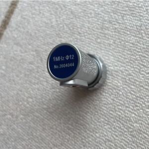 NDT 직선형 빔 프로브 변환기 초음파 결함 탐지기 12mm 0.5/1MHz 비파괴 검사용