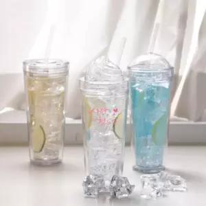 국내생산 빨대컵 물병 슬림아이스 텀블러 500ml