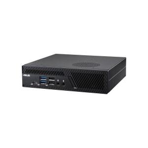 인텔 코어 i3-14100 데스크톱 프로세서, 8GB DDR5-4800MHz RAM, 256GB PCIe G4x4 NVME SSD, Wi-Fi 6 및 Bluetooth 5.2, USB-C, VESA 마운트, 키보드 마우스 포함 ASUS PB63 풀 시스템 미니 PC
