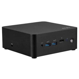 msi Cubi NUC 베어본 데스크톱, 인텔 코어 7-150U, DDR5 슬롯 2개(최대 64GB), TPM 2.0, WiFi 6E, 3년 선행 교체(1MG-009BUS)