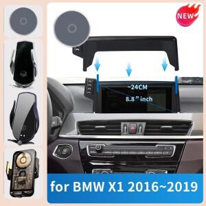 BMW 호환 호환 X1 2016~2019 F48(8.8인치)용 차량용 전용 베이스 마운트 휴대용 내비게이션 폰 홀더