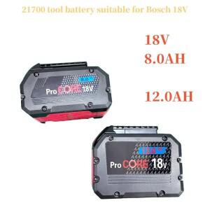 보쉬 도구용  충전식 배터리 18V 8.0AH/12.0AH 고출력 BAT609 BAT618 GBA18V 21700