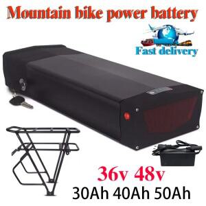 ChamRider-T1 전기 자전거 후면 배터리 Ebike18650 전원 셀 36V 48V 52V 12Ah-50Ah USB 다양한 인터페이스