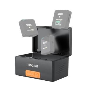 ZGCINE ZG-R30 프로 충전 박스 로데 무선 ME GO 2용 단일 고속 3400mAh 내장 배터리 파워 뱅크 l ll