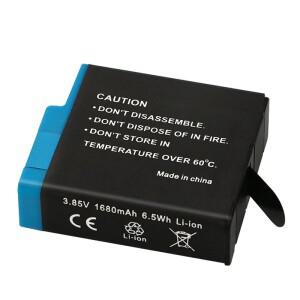 고프로 히어로 8 팩 모션 카메라용 1-3개입 대용량 1680mAh 배터리 7 6 5 충전식