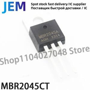 5PCS  MBR2045CT TO-220 20A/45V 숏키 다이오드 및 정류기