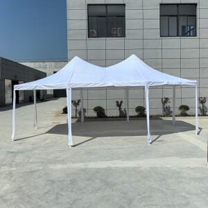 디럭스 화이트 웨딩 파티 파고다 텐트 5x9x3.6m 정원 가제보 캐노피 옥타곤형
