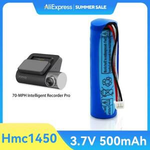 3.7V 500mAh 리튬 배터리 70mai Hmc1450 대시 캠 프로 자동차 비디오 레코더 교체 DVR 액세서리