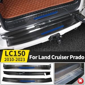 2010-2023 Toyota Land Cruiser Prado 150 문턱 수정 액세서리 수하물 테일 문 가드 보드 보호대 J15