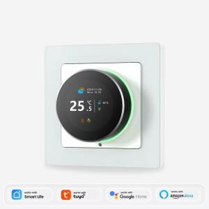 WiFi 스마트 노브 온도 조절기 전기 바닥 난방용 물/가스 보일러 Tuya Google Home Alexa 지원