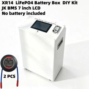 XR14 -7인치 LCD V19 JK BMS16S 280AH 리튬인산철 배터리 박스 51.2v DIY 키트 (EVE CATL MB314용)