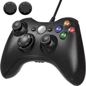 xbox 360 컨트롤러 2025 신개선Diestord PC USB 게임패드 유선 Microsoft Slim Windows 7 지원 어시스트 캡