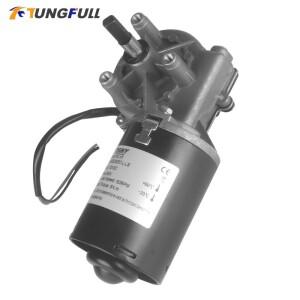 12V 24V DC 고 토크 웜 기어 감속기 전기 가역 메탈 모터 저속 직각 영구 자석