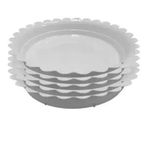 화분받침 가드닝 원형 플라스틱 정원인테리어 24.5cm 5개