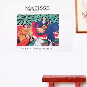 스터닝팩토리 그림 인테리어 S 마티스 명화 포스터 패브릭 유화 인 코스튬 올림머리 반머리