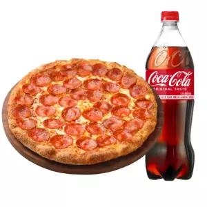 (피자헛) 페페로니 러버 오리지널M + 콜라 1.25L