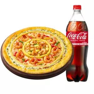 (피자헛) 더블 쉬림프 크런치 리치골드L + 콜라 1.25L