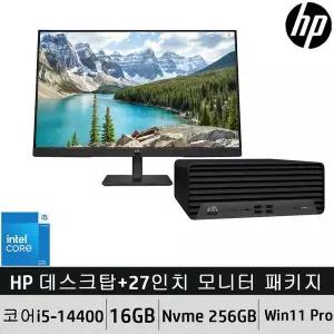 [27형 모니터 패키지] HP 엘리트 SFF 800 G9 코어i5-14400/16GB/Nvme 256GB/Win11 Pro +HP 327ph