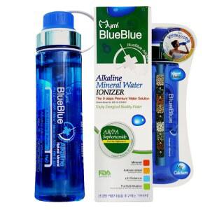 미미 블루 알카라인 미네랄 9단계 필터 물병 이오나이저 휴대용 (필터 보틀 600ML) 한국산