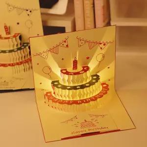 생일 케이크 편지지