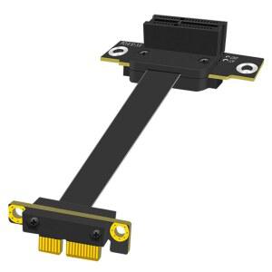M.2 WIFI FIREWIRE USB 사운드 카드 등용 GLOTRENDS 100MM PCIE 3.0 X1 라이저 케이블