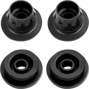 4PCS 라디에이터 마운트 부싱 OEM 21507-4M400 21506-4M400 상·하부 지지 교체용 호환 필수 브래킷