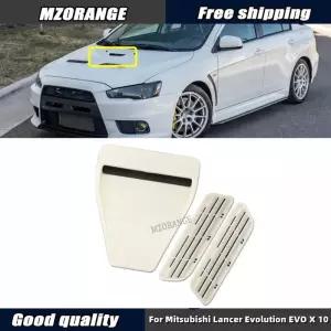 본넷덕트 미쓰비시 랜서 에볼루션 EVO X 10 차량용 에어 벤트 흡입 덕트 커버 후드 스쿠프 보닛 6개