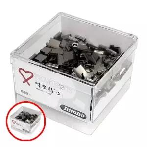 헤이지 C0111 판교 점보 실버 소 JM 문서집게 실버날클립 날클립대