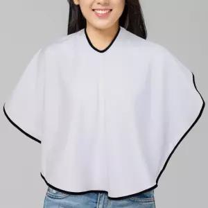 헤어커팅 미용 커트보 드라이보 화이트
